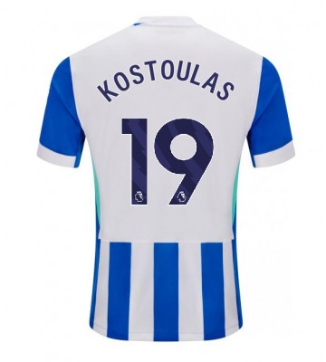 Brighton Charalampos Kostoulas #19 Hjemmebanetrøje 2025-26 Kortærmet
